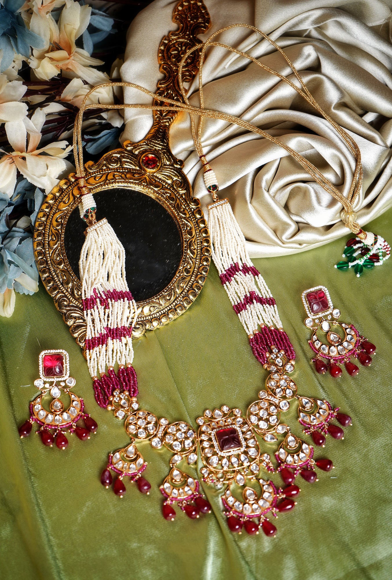 Taniya Polki Designer Set - Chaandi Rivaaz