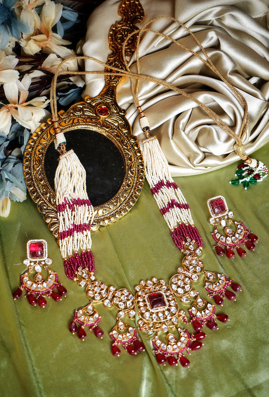 Taniya Polki Designer Set - Chaandi Rivaaz
