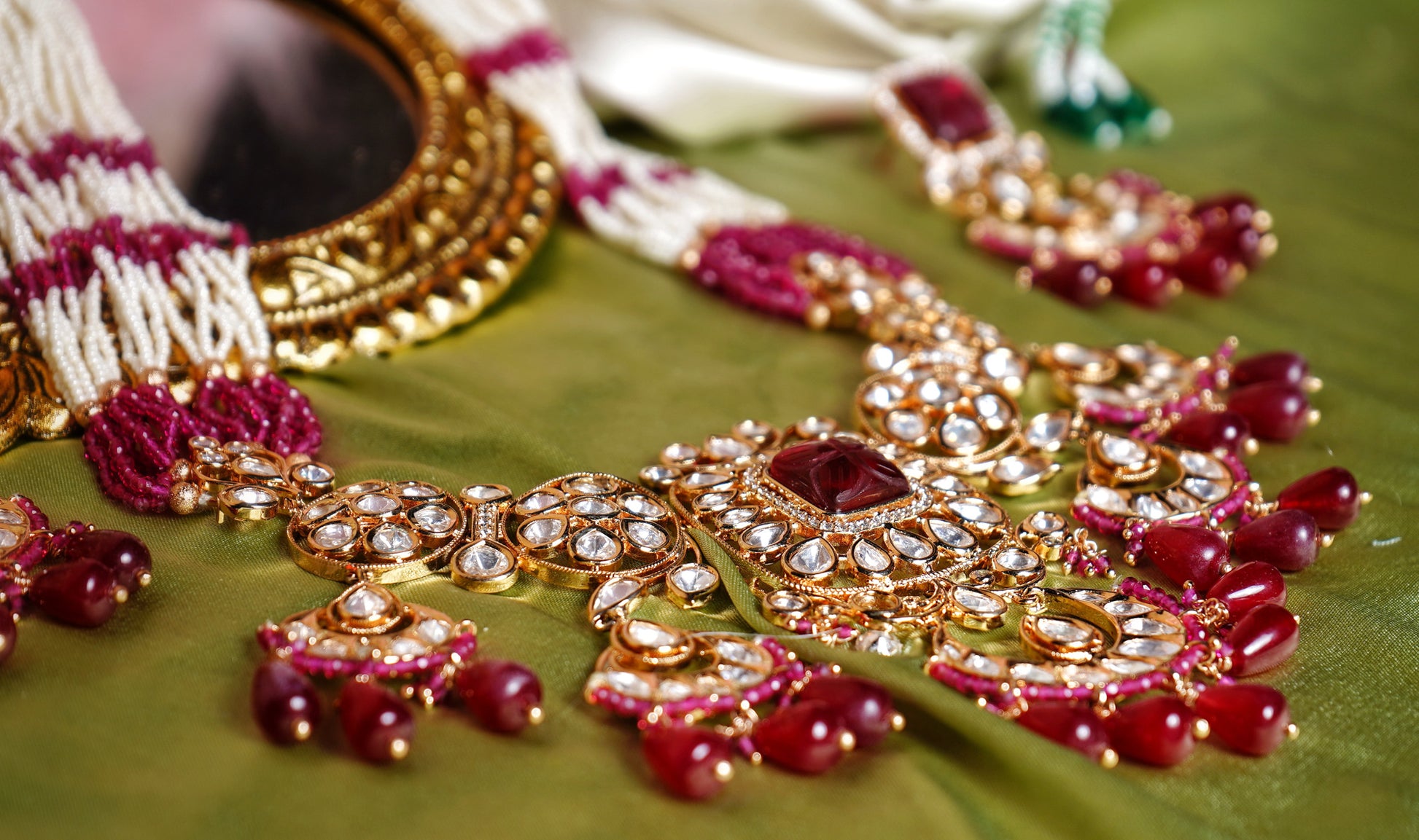 Taniya Polki Designer Set - Chaandi Rivaaz