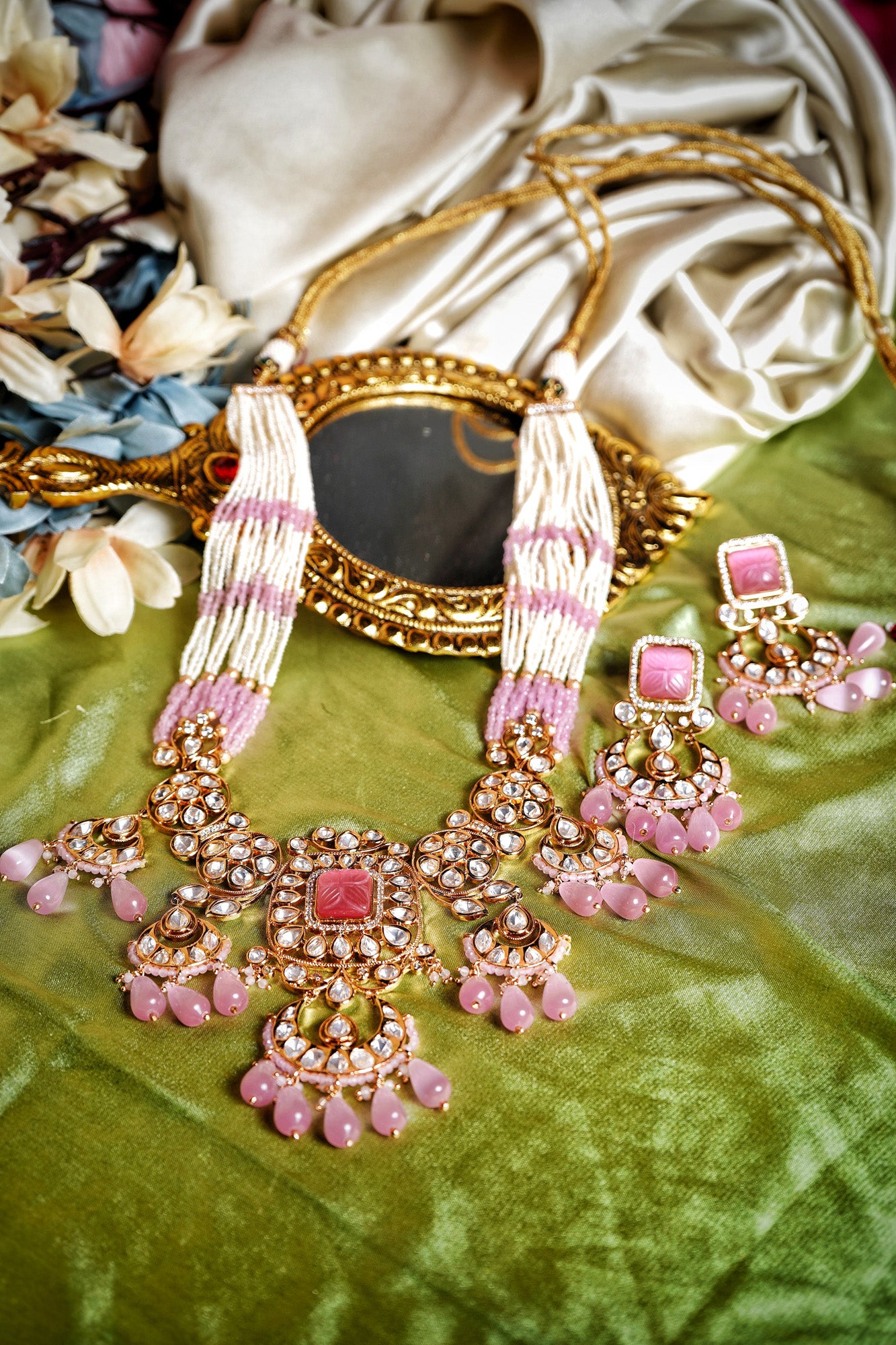 Taniya Polki Designer Set - Chaandi Rivaaz