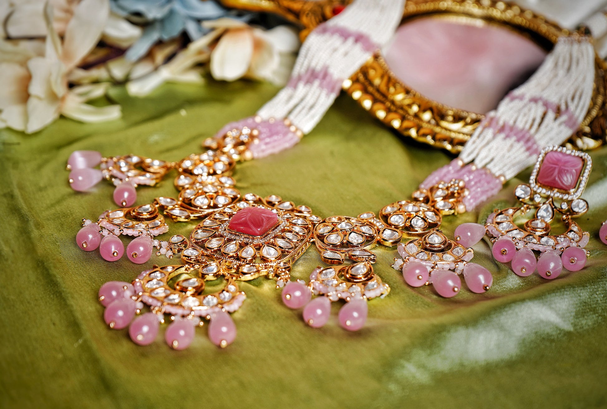 Taniya Polki Designer Set - Chaandi Rivaaz