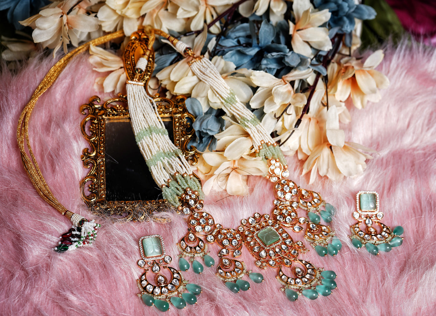 Taniya Polki Designer Set - Chaandi Rivaaz