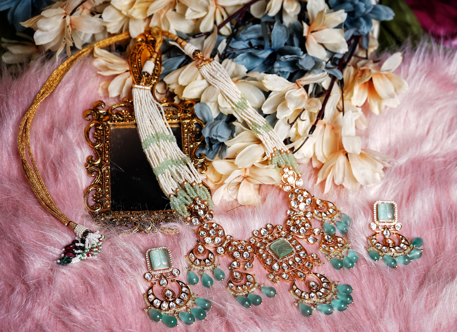 Taniya Polki Designer Set - Chaandi Rivaaz