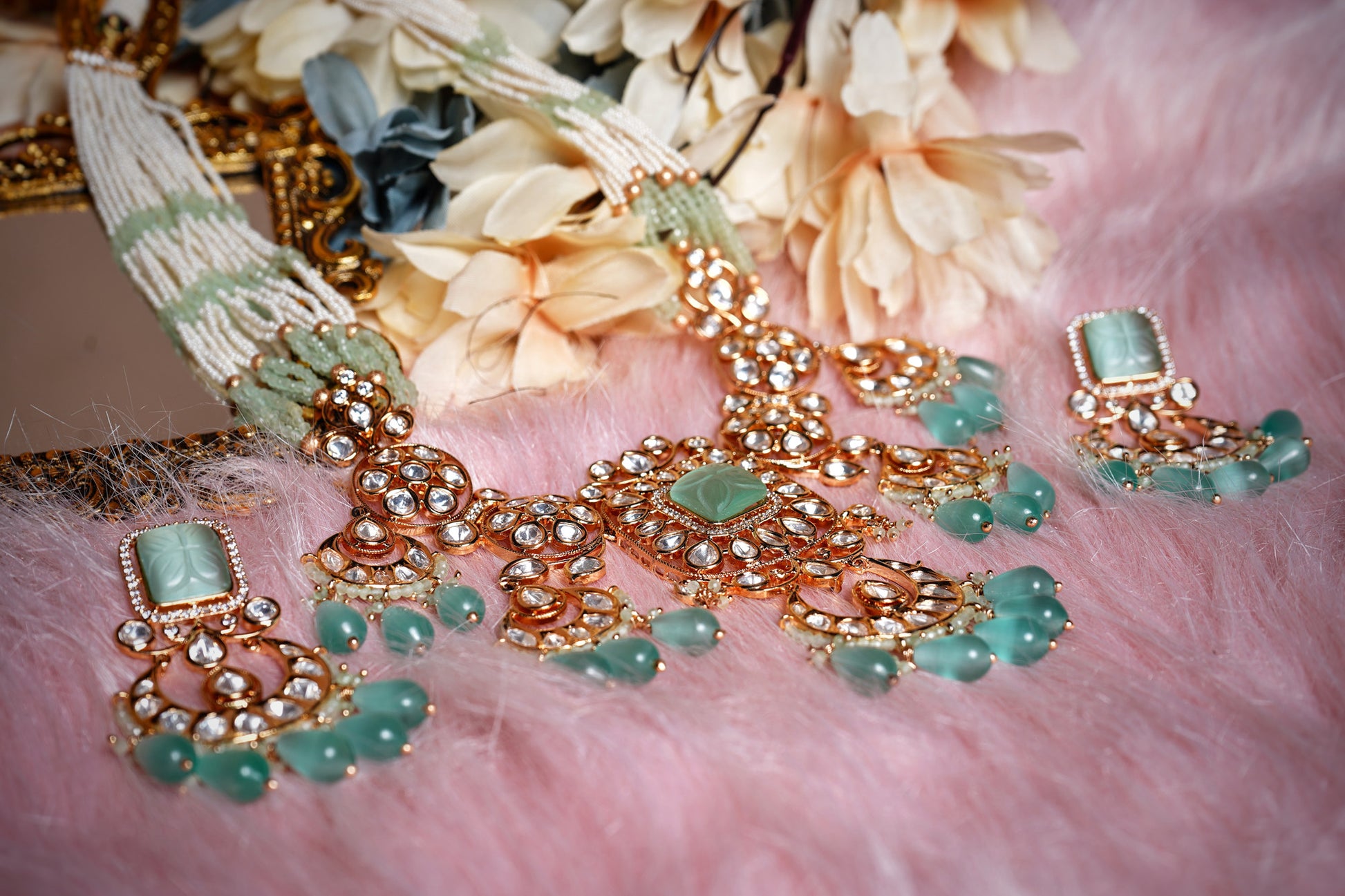 Taniya Polki Designer Set - Chaandi Rivaaz