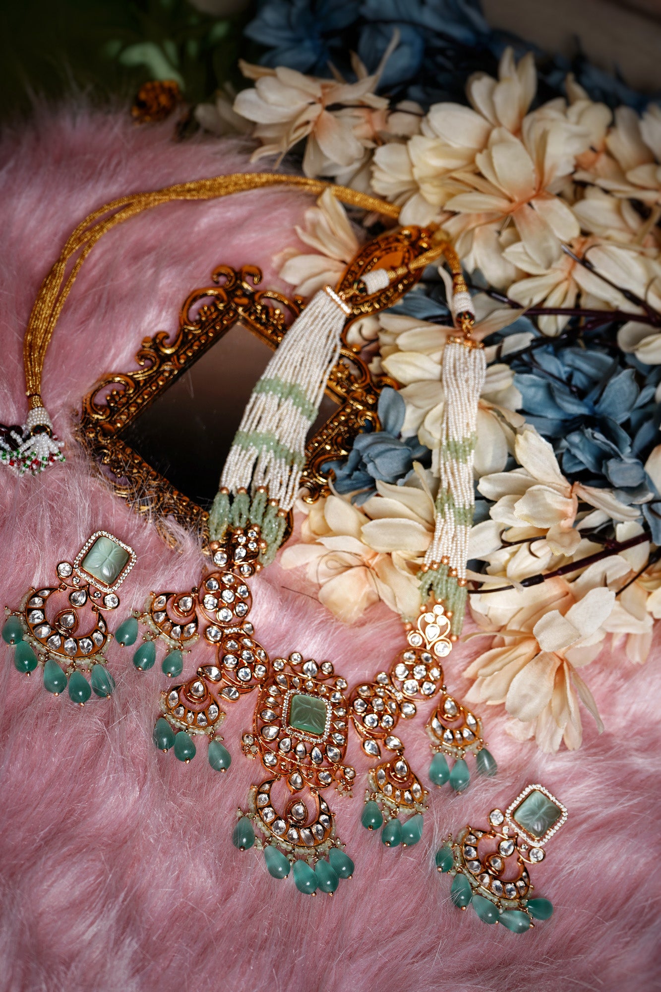 Taniya Polki Designer Set - Chaandi Rivaaz