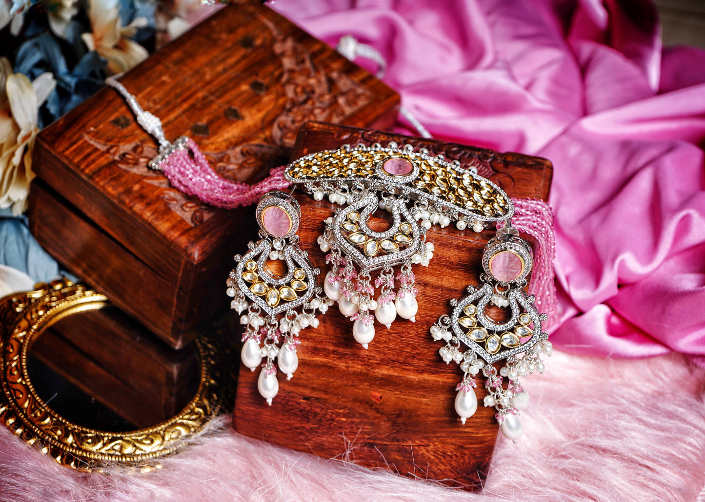 Olive Designer Choker set - Chaandi Rivaaz