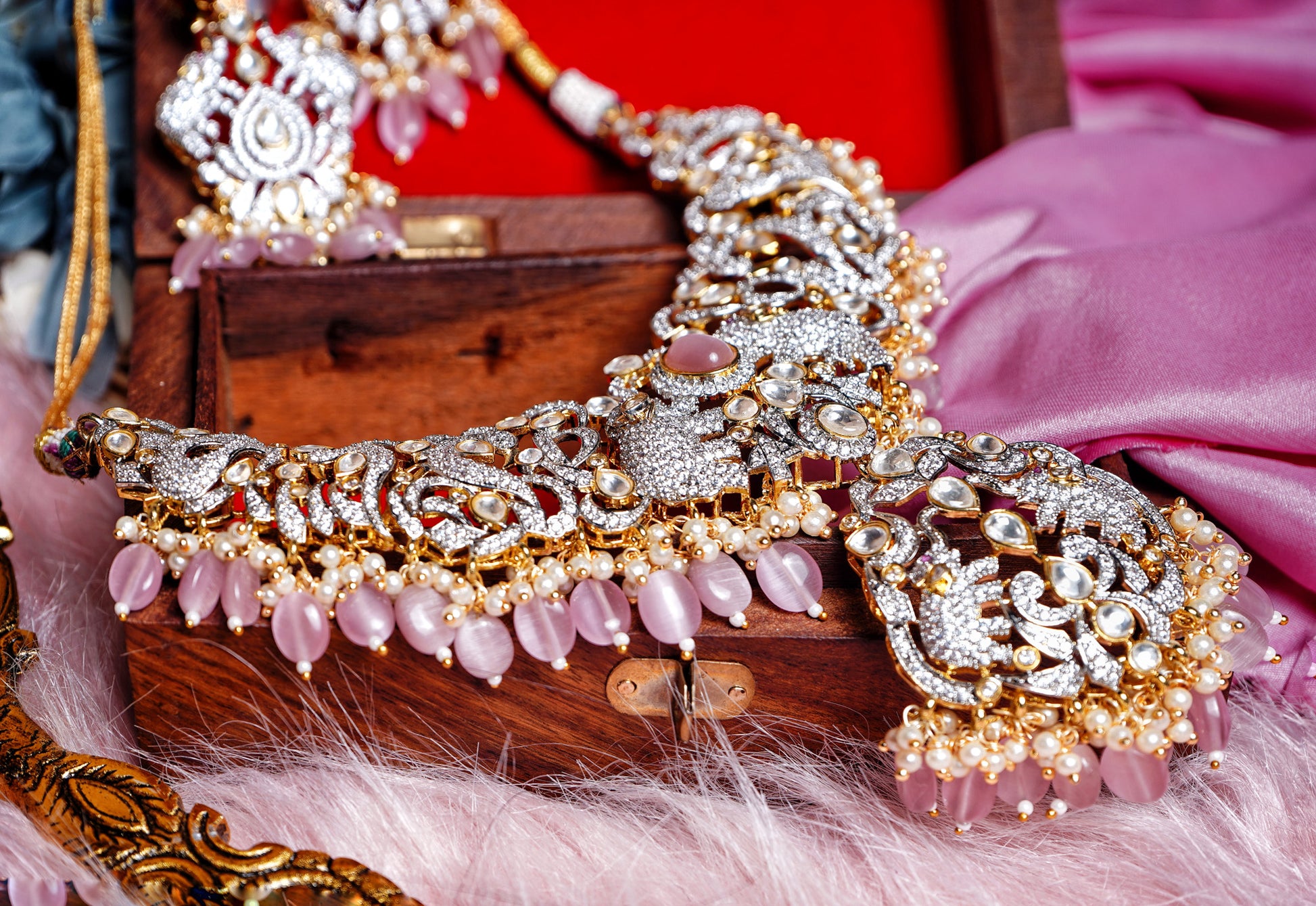 Victoria Designer Necklace set - Chaandi Rivaaz