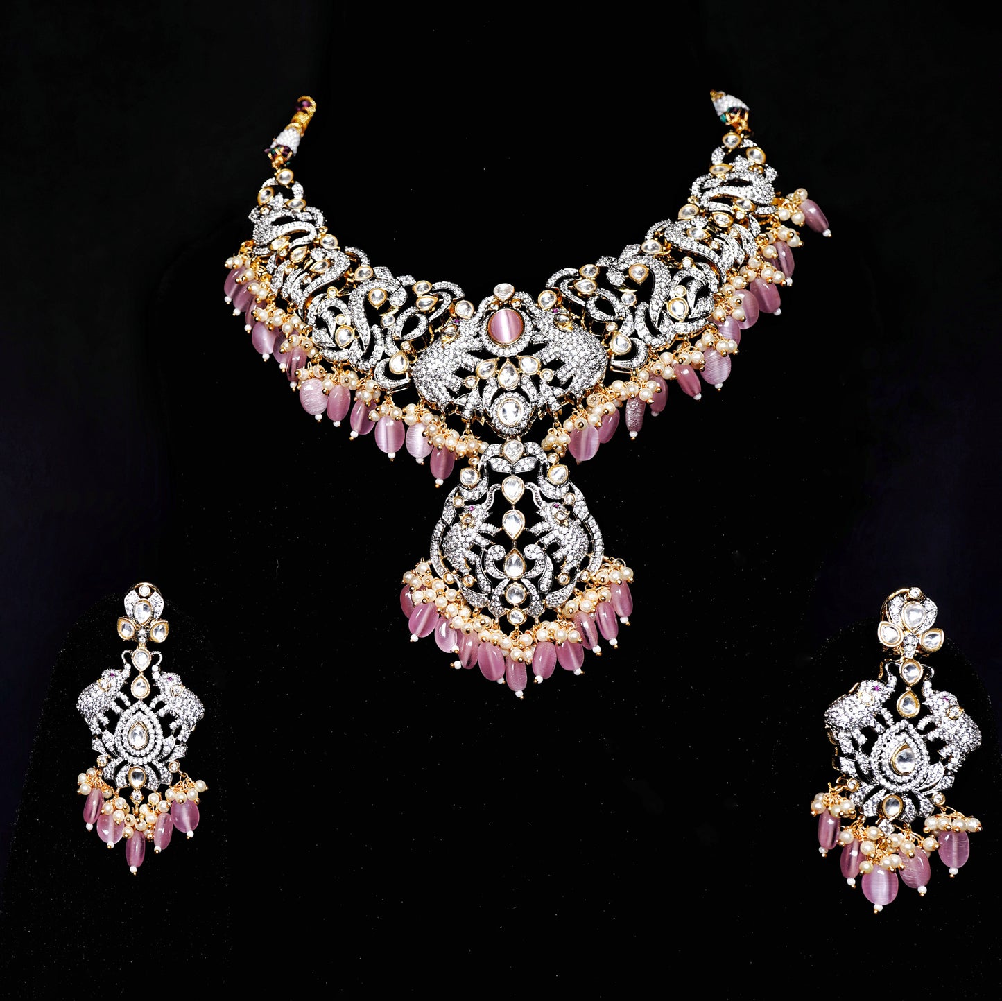 Victoria Designer Necklace set - Chaandi Rivaaz