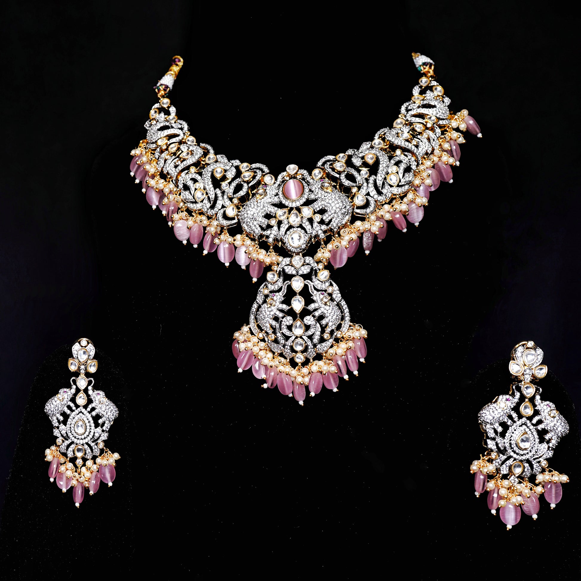 Victoria Designer Necklace set - Chaandi Rivaaz