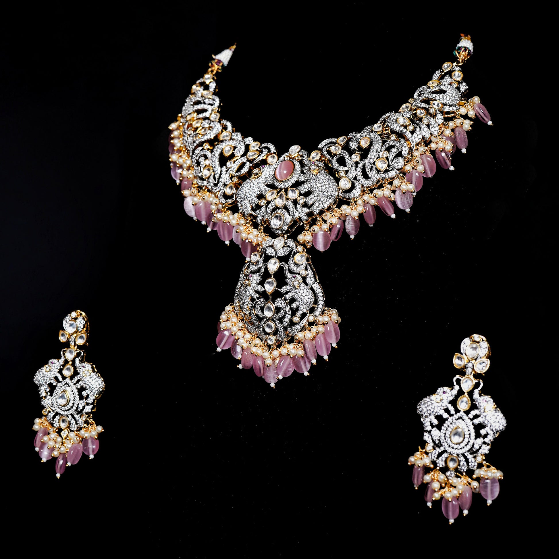 Victoria Designer Necklace set - Chaandi Rivaaz