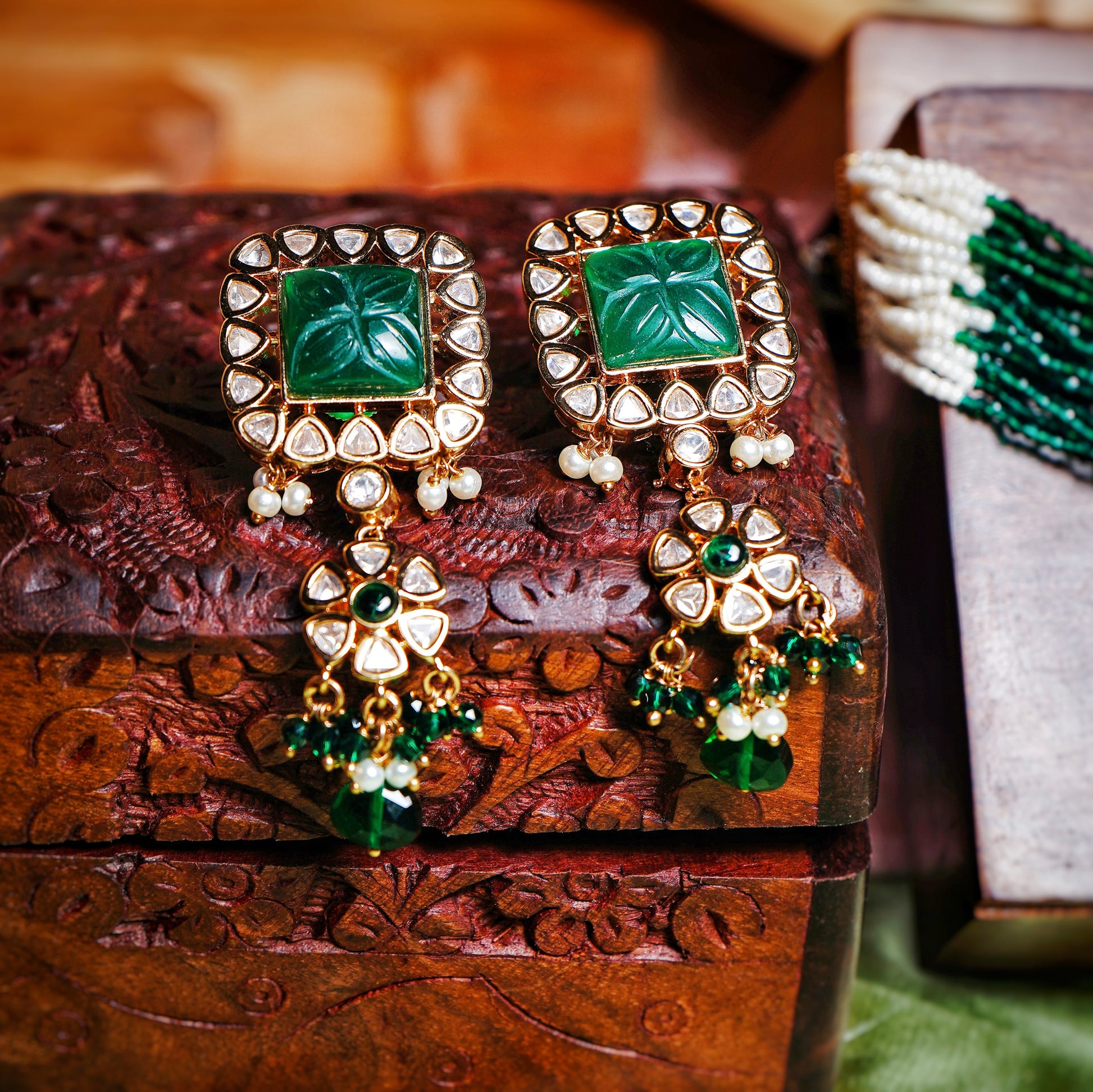 Alina Polki Designer Choker Set - Chaandi Rivaaz