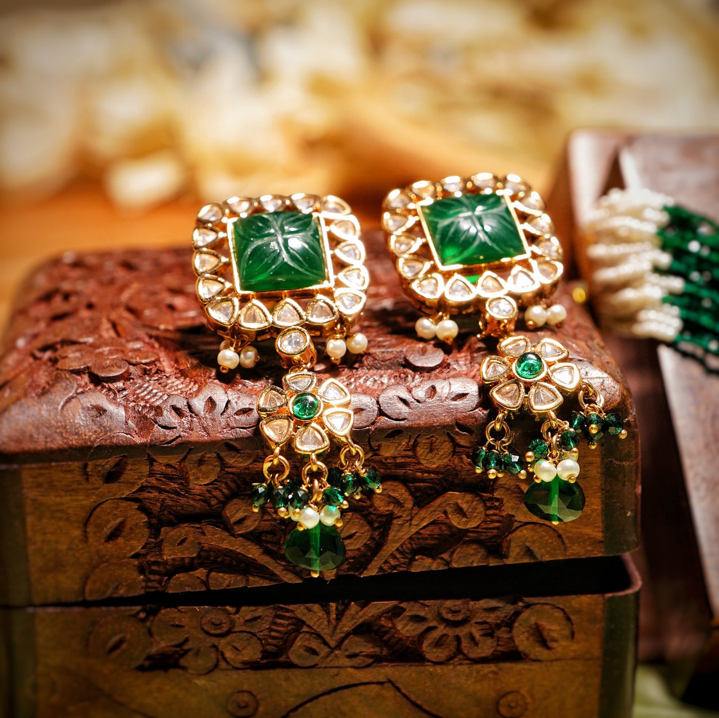 Alina Polki Designer Choker Set - Chaandi Rivaaz