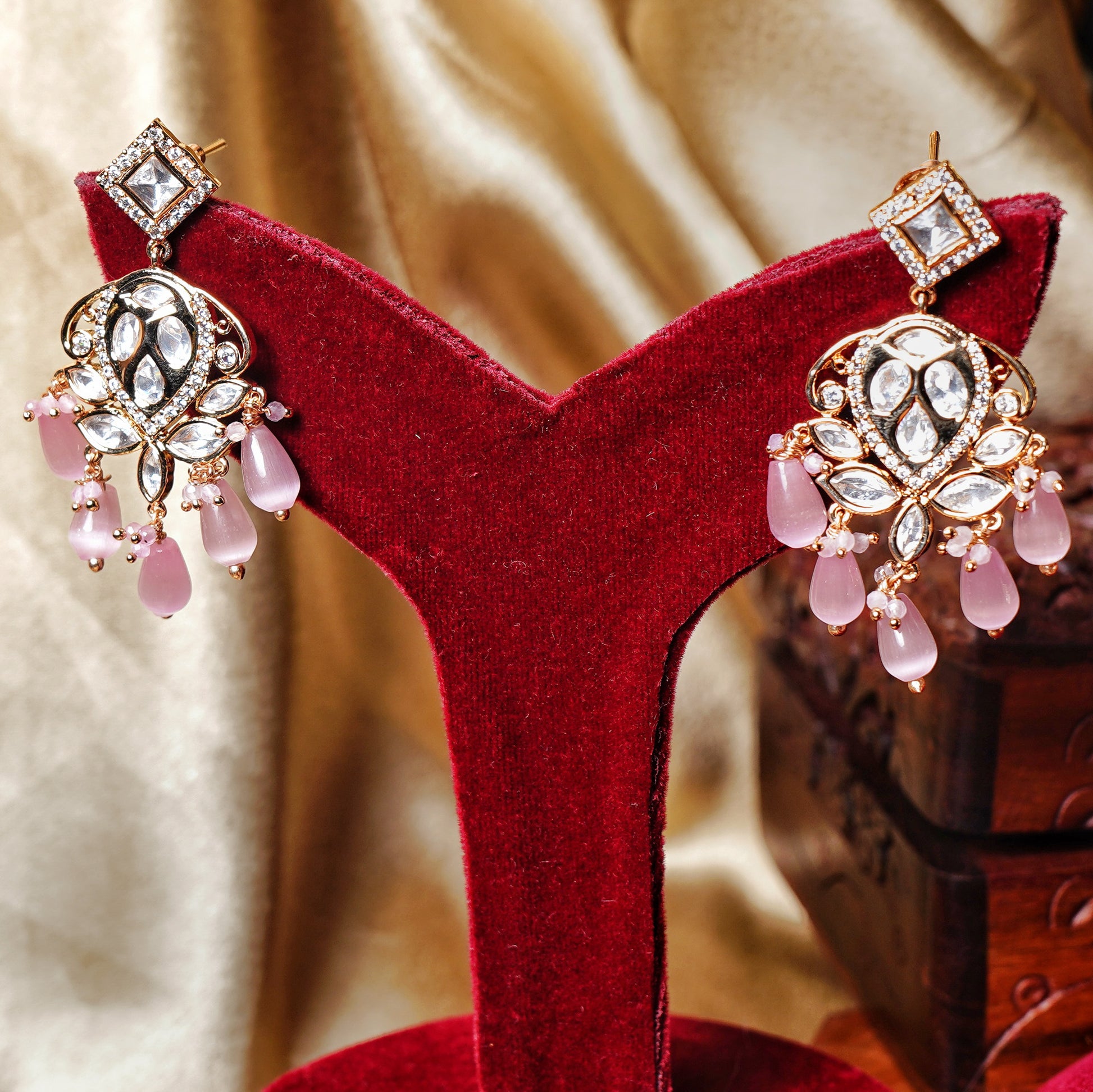 Zelie Designer Polki Choker set - Chaandi Rivaaz
