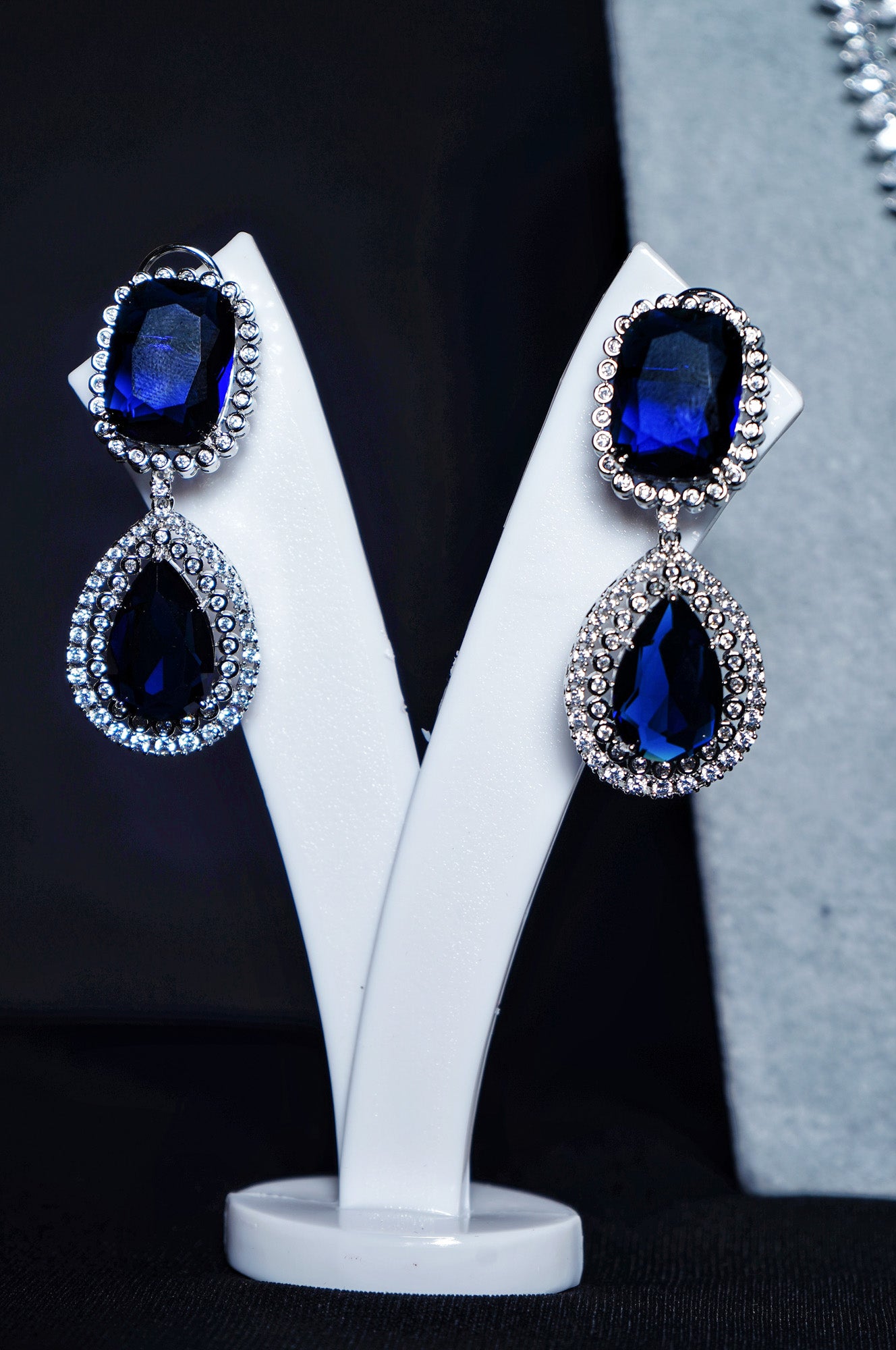Elena's Diamond Necklace set - Chaandi Rivaaz