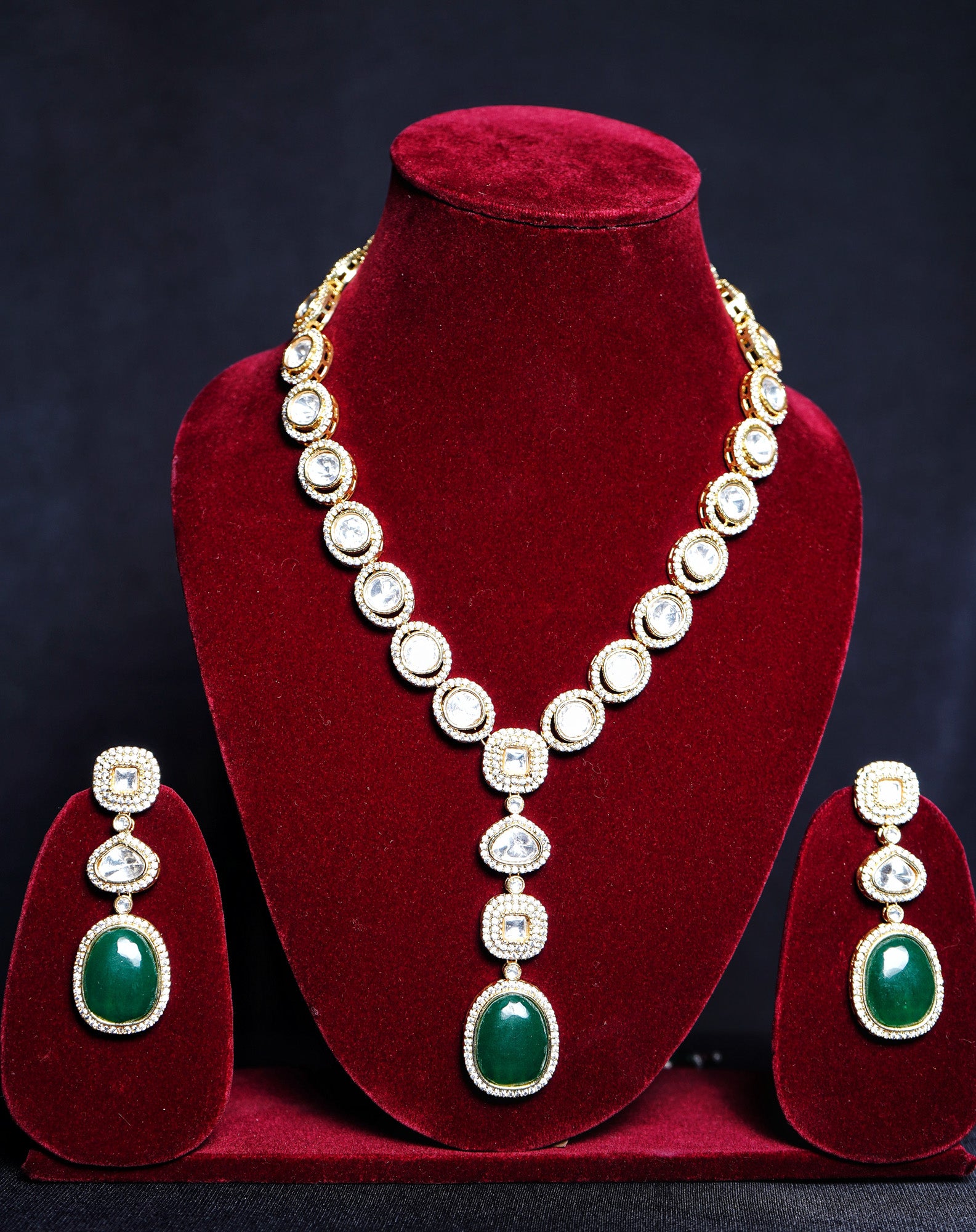 Anika Polki Designer set - Chaandi Rivaaz
