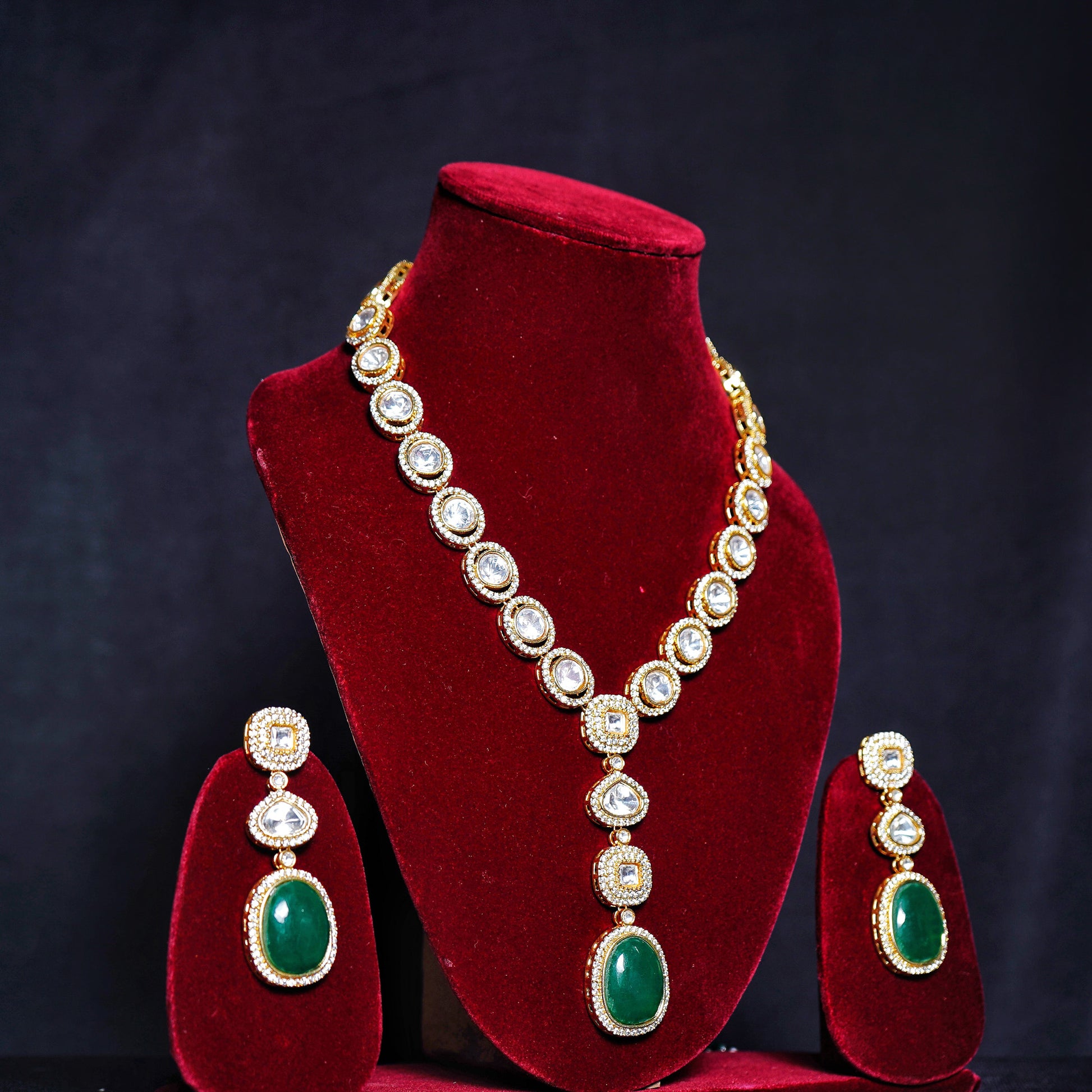 Anika Polki Designer set - Chaandi Rivaaz