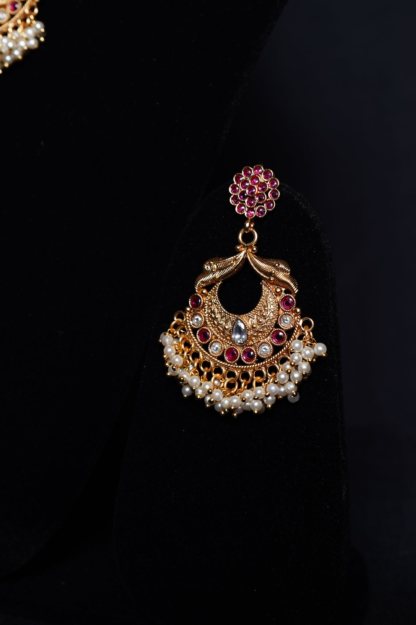 Chand pearl Designer Necklace set - Chaandi Rivaaz