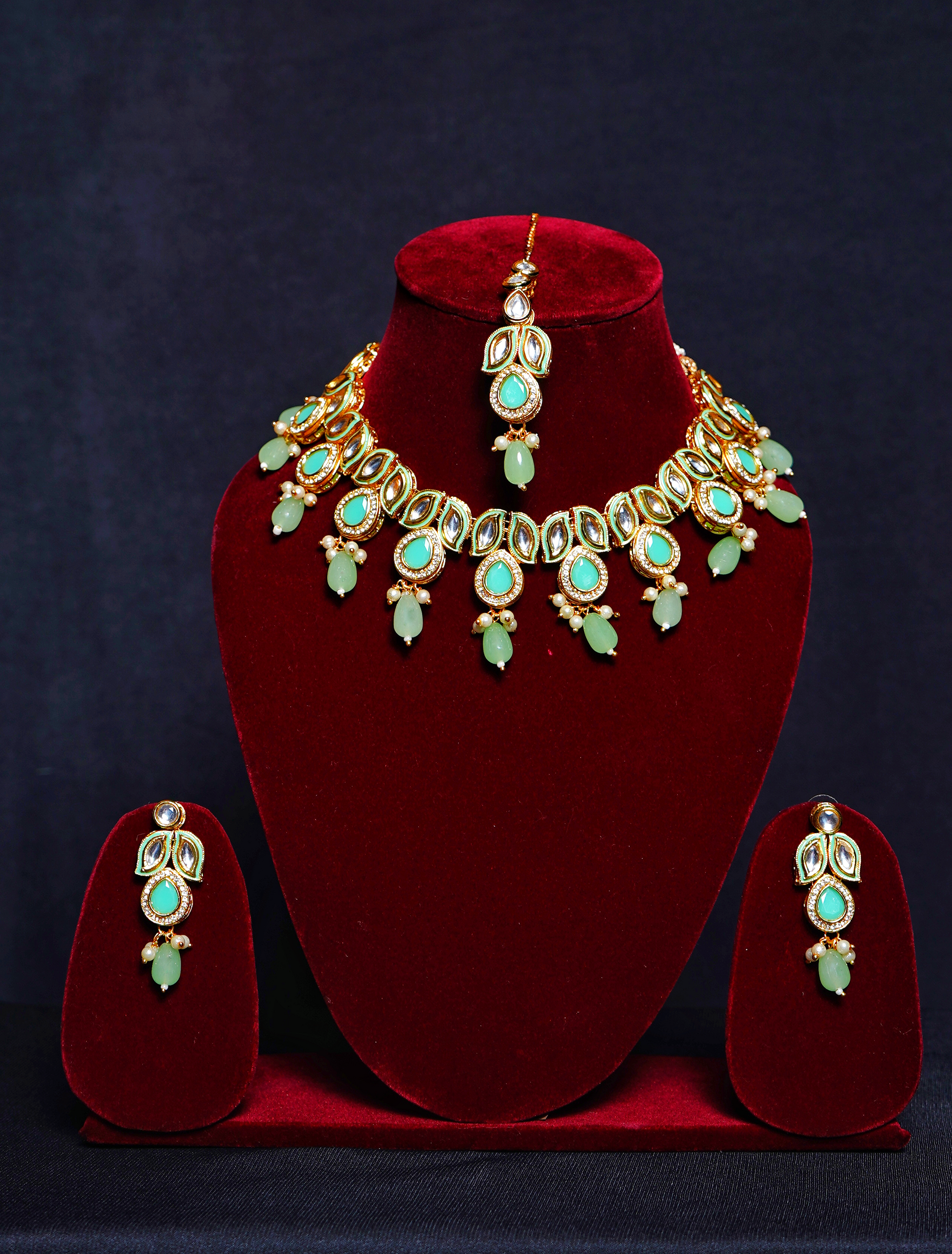 Sheena leaf Designer Set - Chaandi Rivaaz