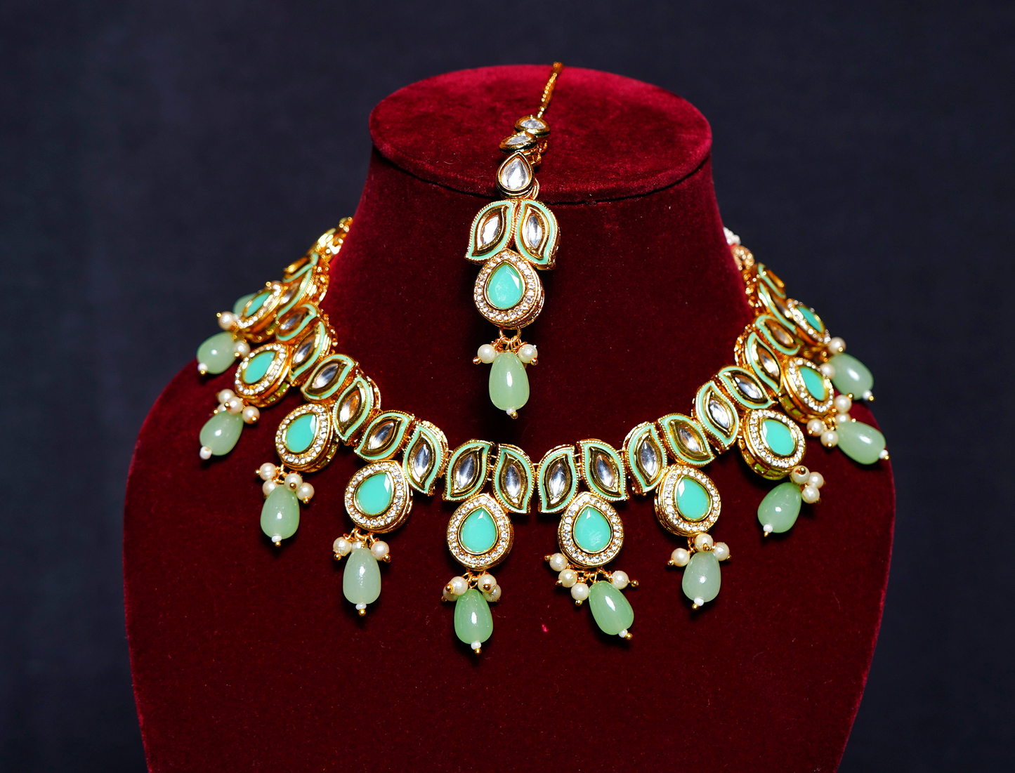 Sheena leaf Designer Set - Chaandi Rivaaz