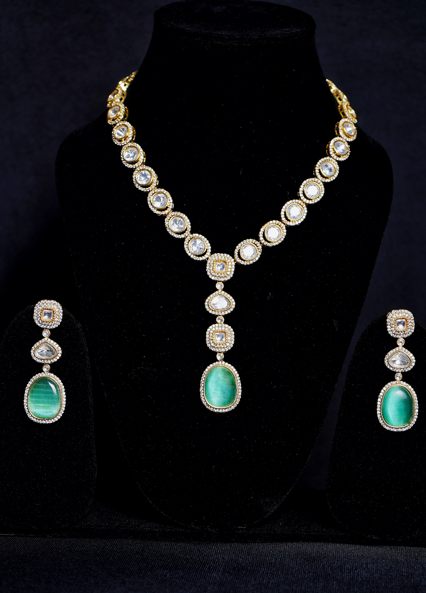 Anika Polki Designer set - Chaandi Rivaaz