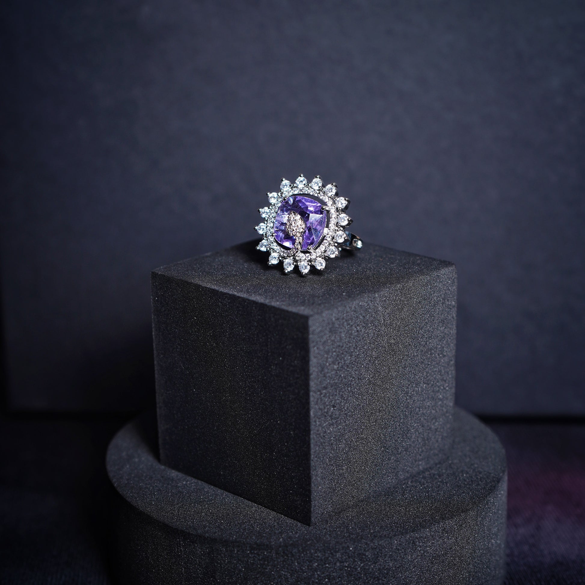 Alora CZ Designer Rings - Chaandi Rivaaz