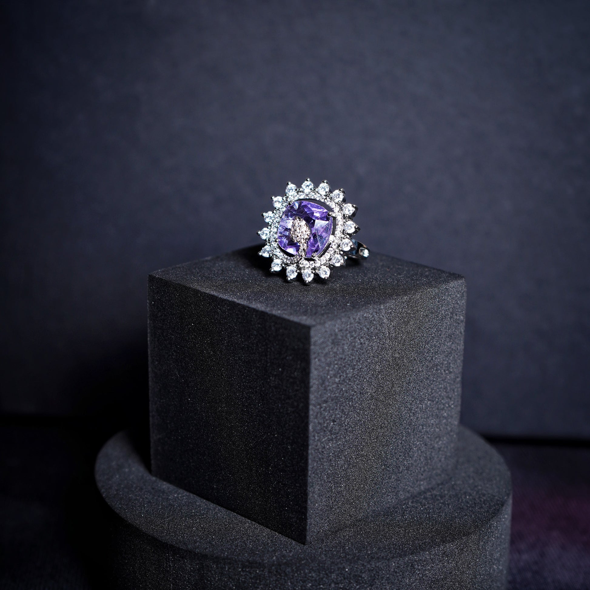 Alora CZ Designer Rings - Chaandi Rivaaz