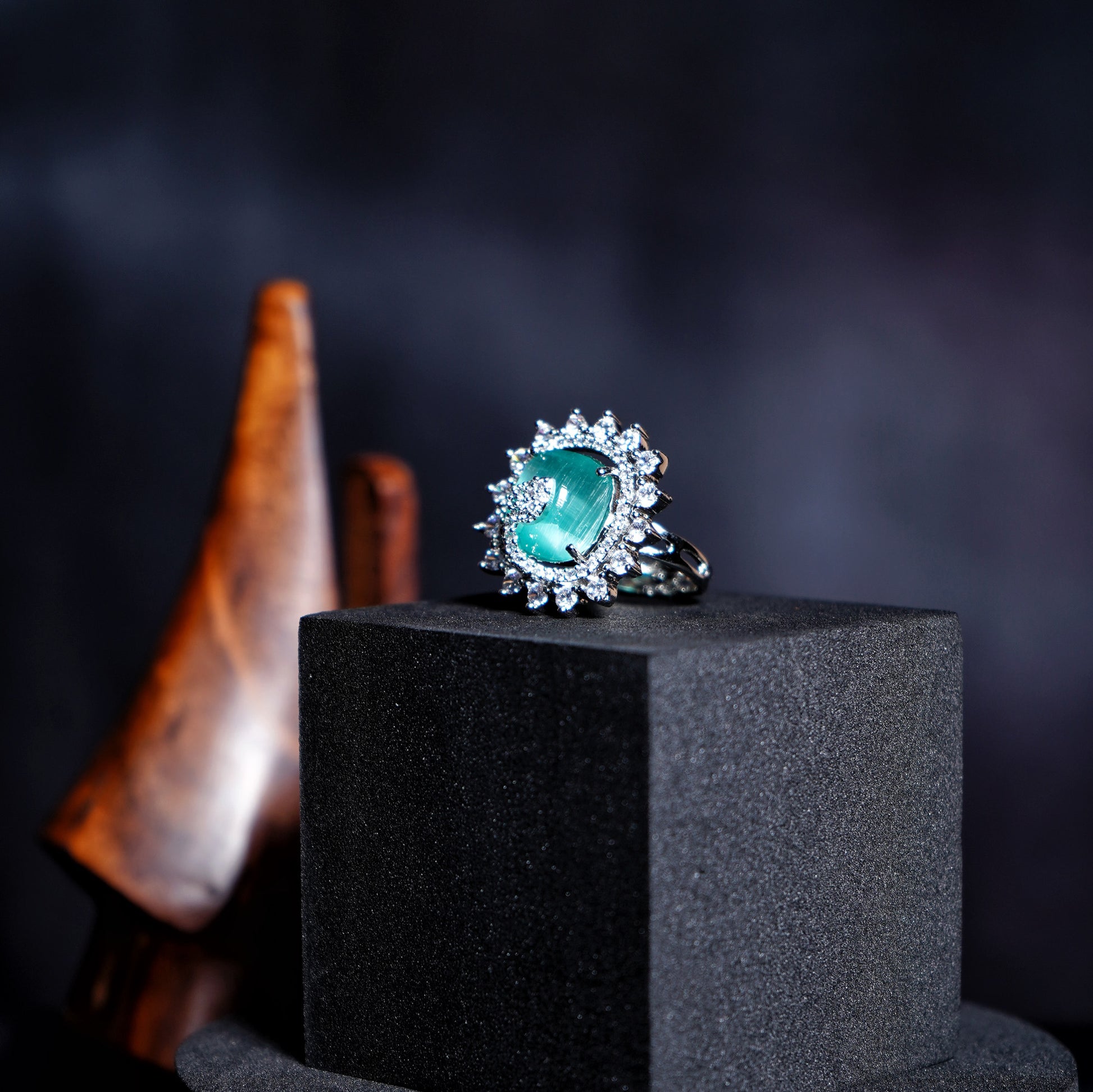 Alora CZ Designer Rings - Chaandi Rivaaz