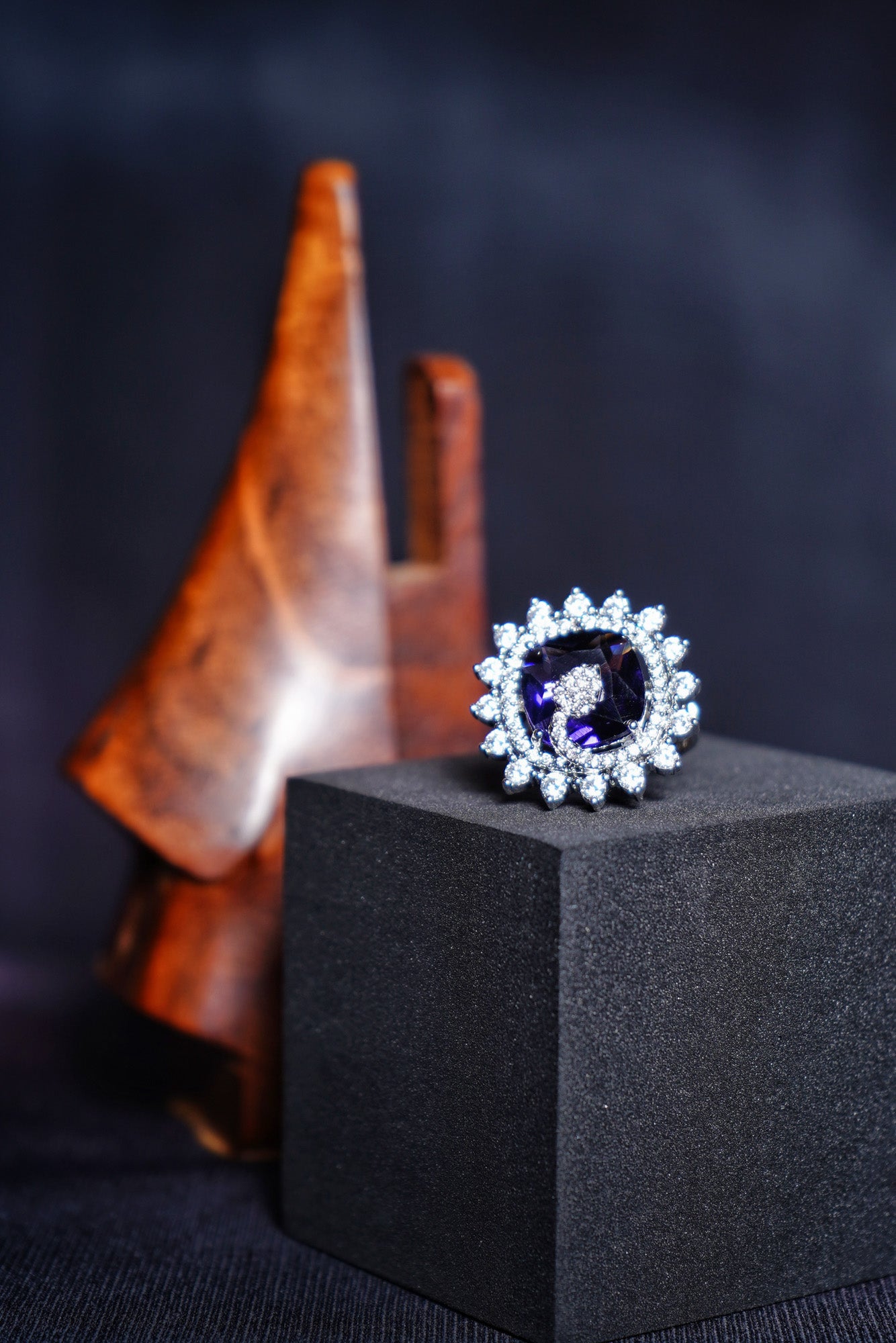 Alora CZ Designer Rings - Chaandi Rivaaz