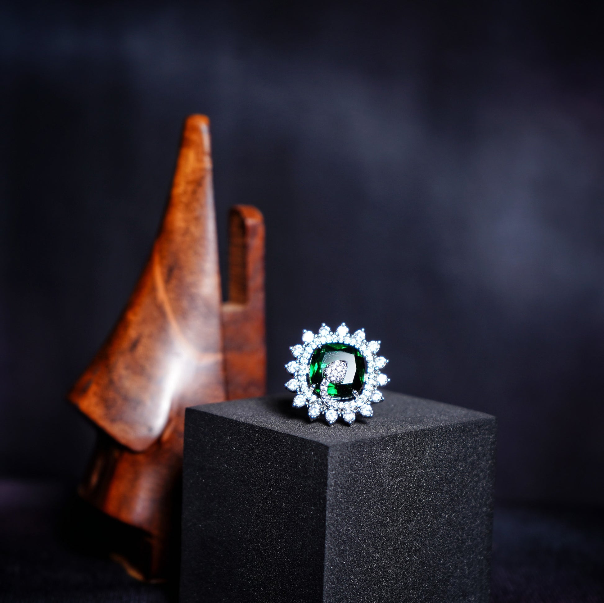 Alora CZ Designer Rings - Chaandi Rivaaz