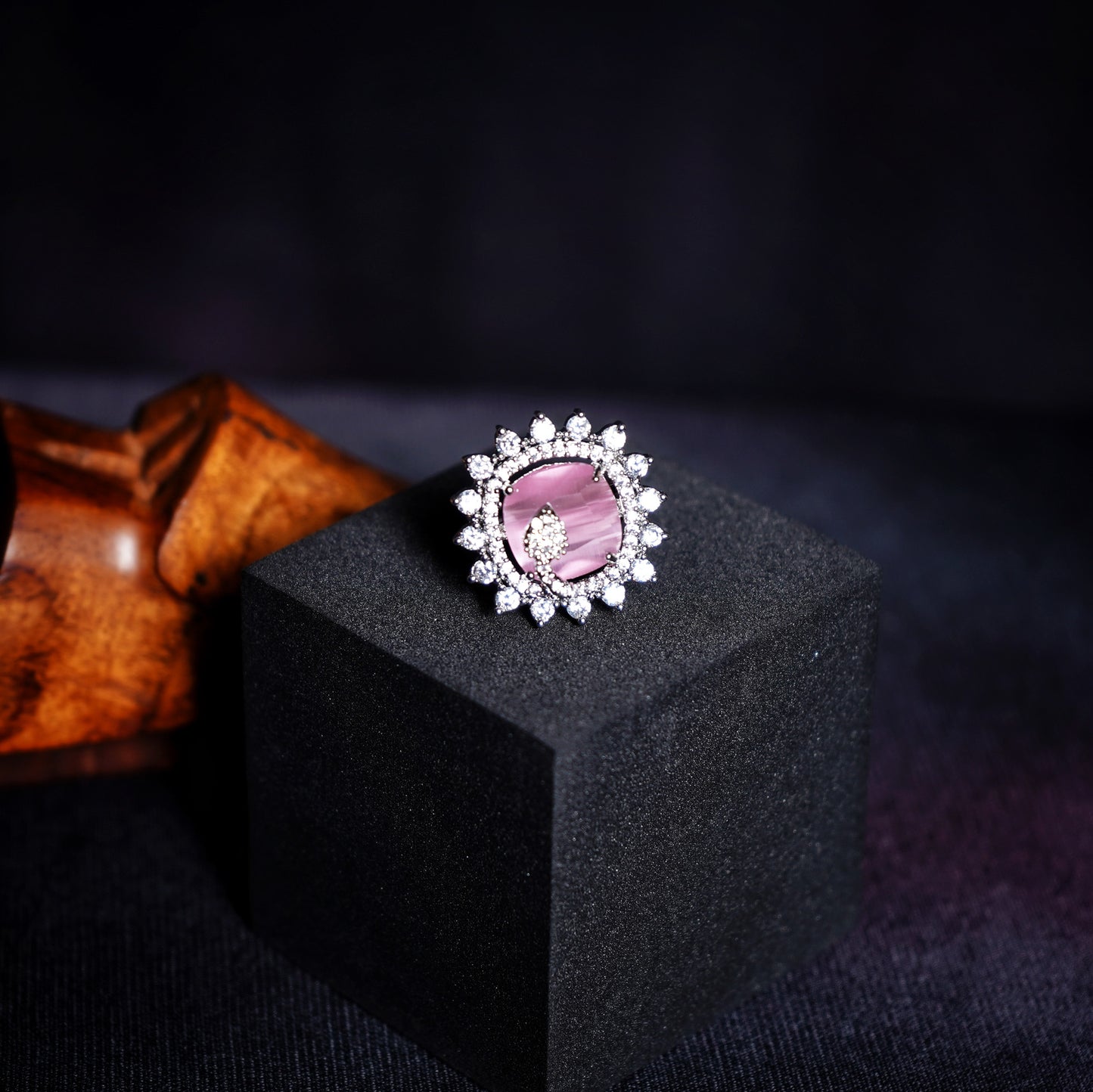 Alora CZ Designer Rings - Chaandi Rivaaz