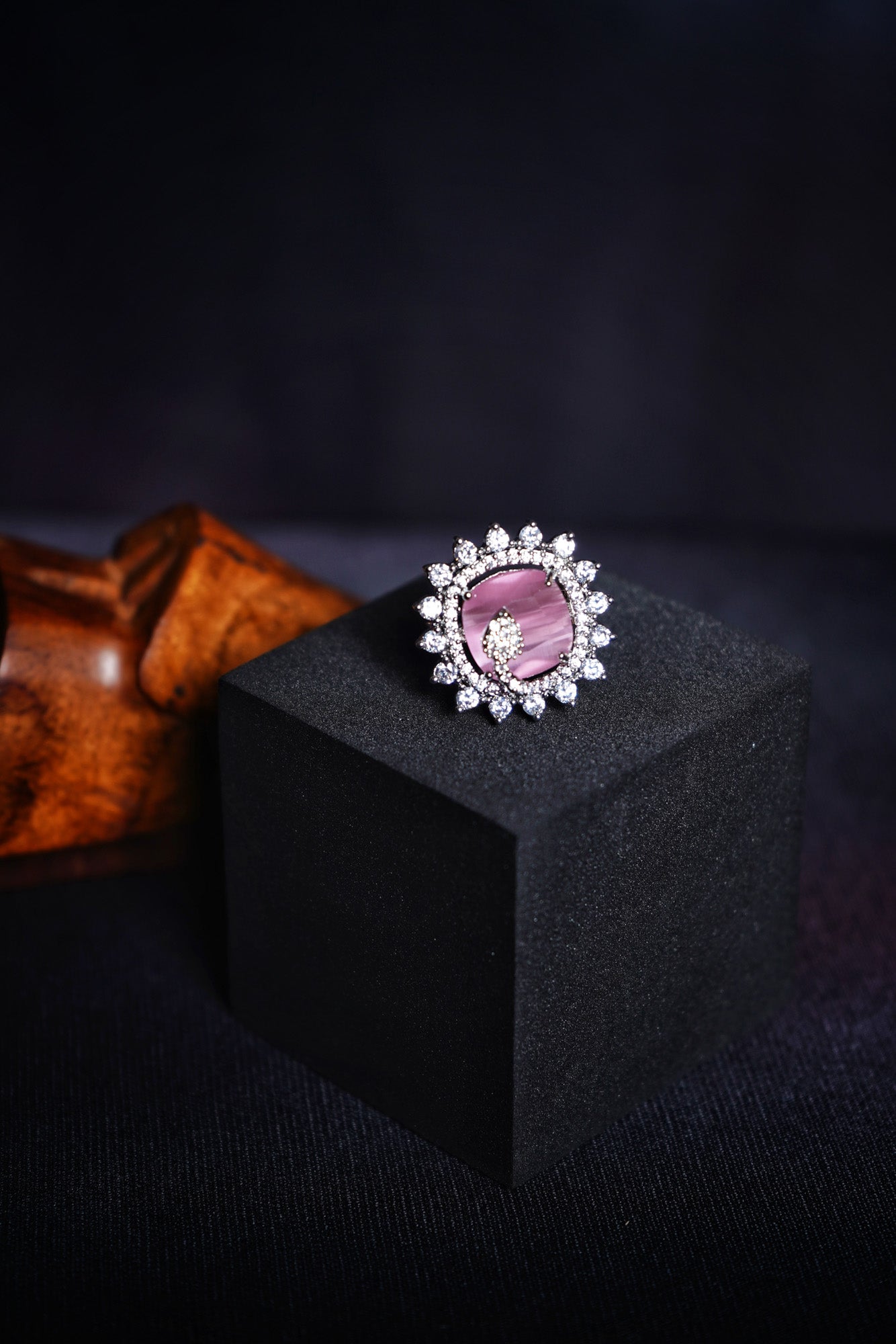 Alora CZ Designer Rings - Chaandi Rivaaz