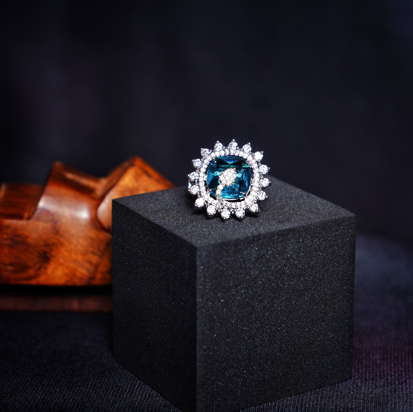 Alora CZ Designer Rings - Chaandi Rivaaz