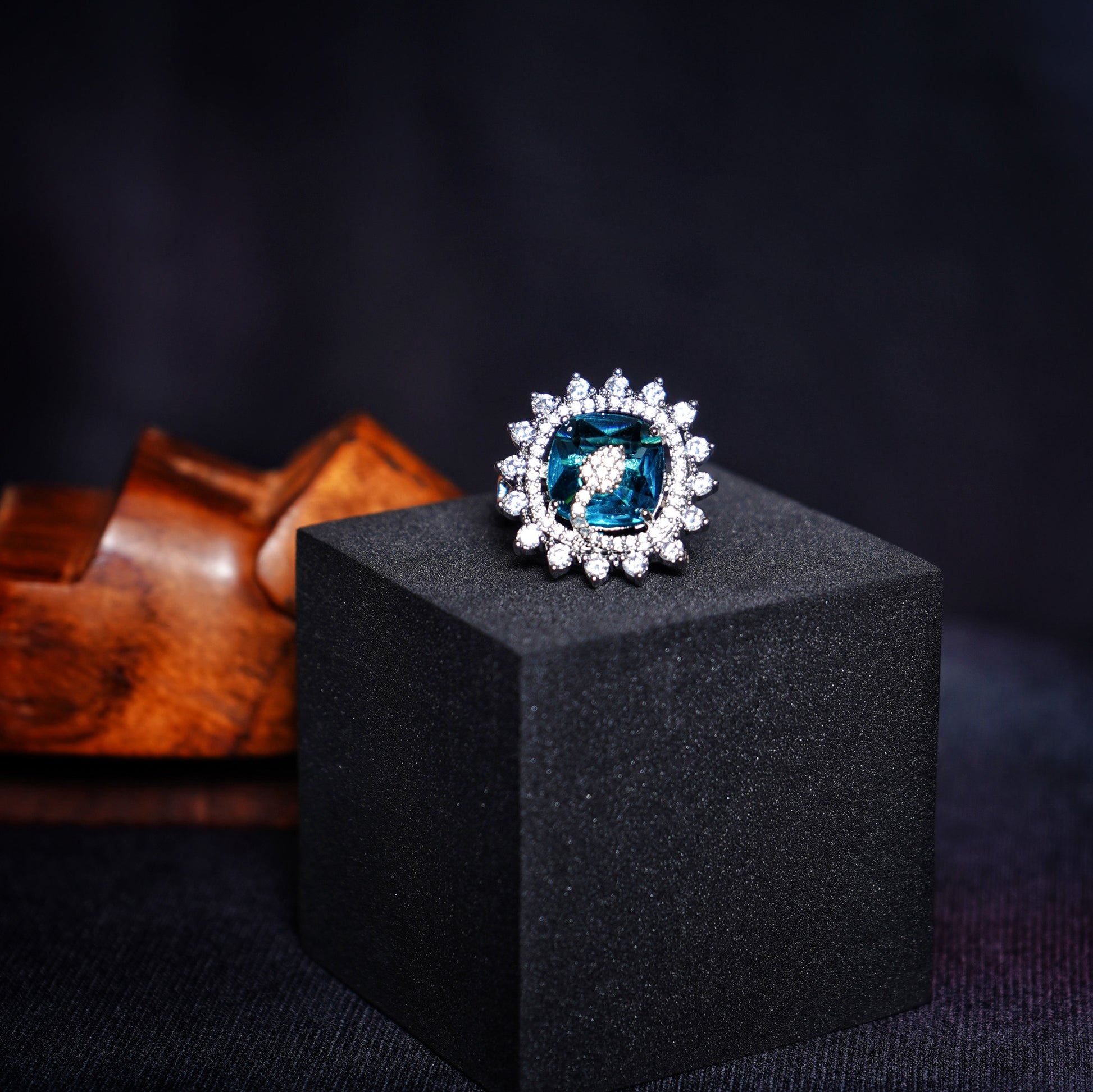Alora CZ Designer Rings - Chaandi Rivaaz