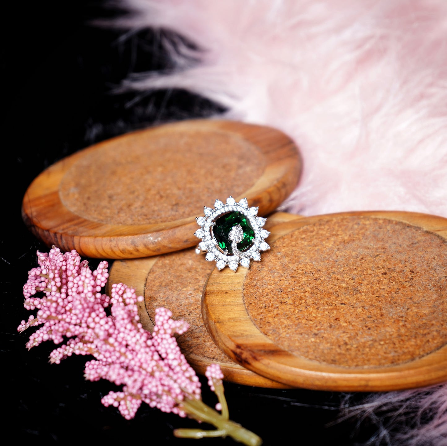 Alora CZ Designer Rings - Chaandi Rivaaz