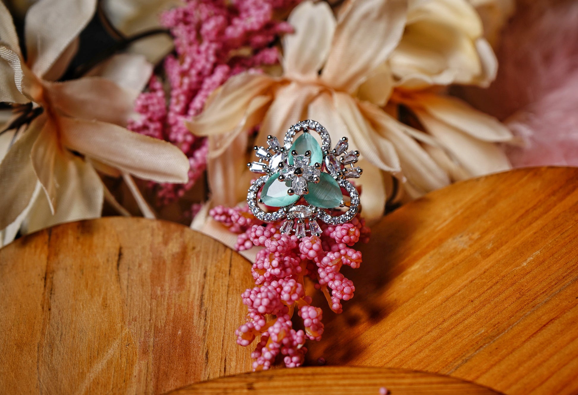 Alia Designer CZ Rings - Chaandi Rivaaz