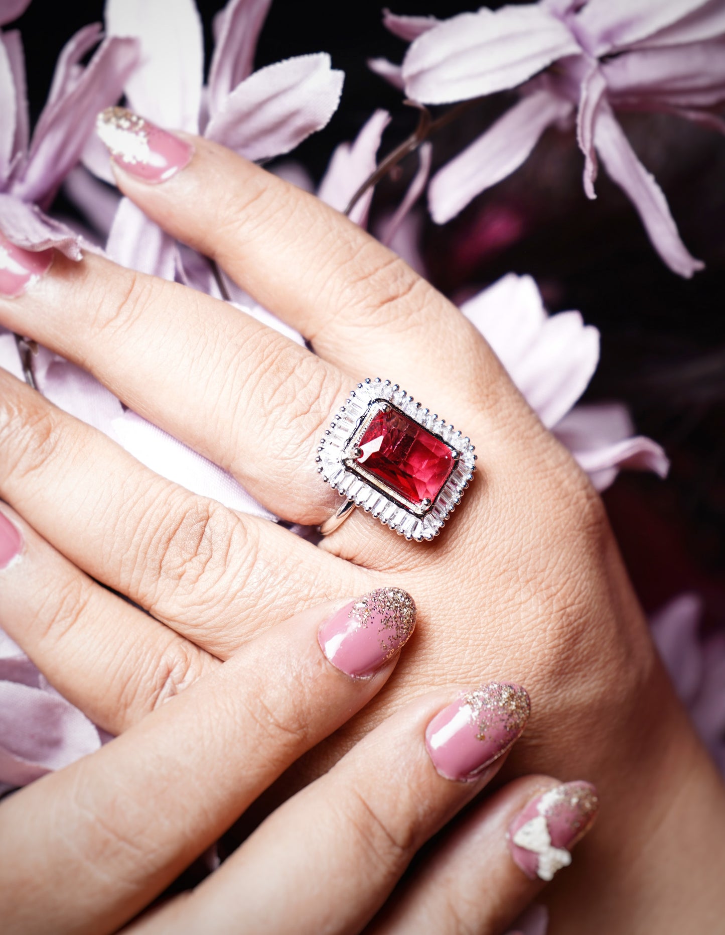 Miyra CZ Designer Rings - Chaandi Rivaaz