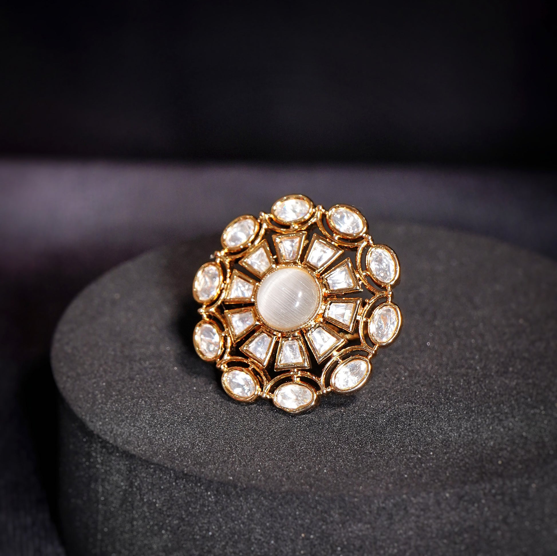 Neeru’s Polki Cocktail Rings - Chaandi Rivaaz