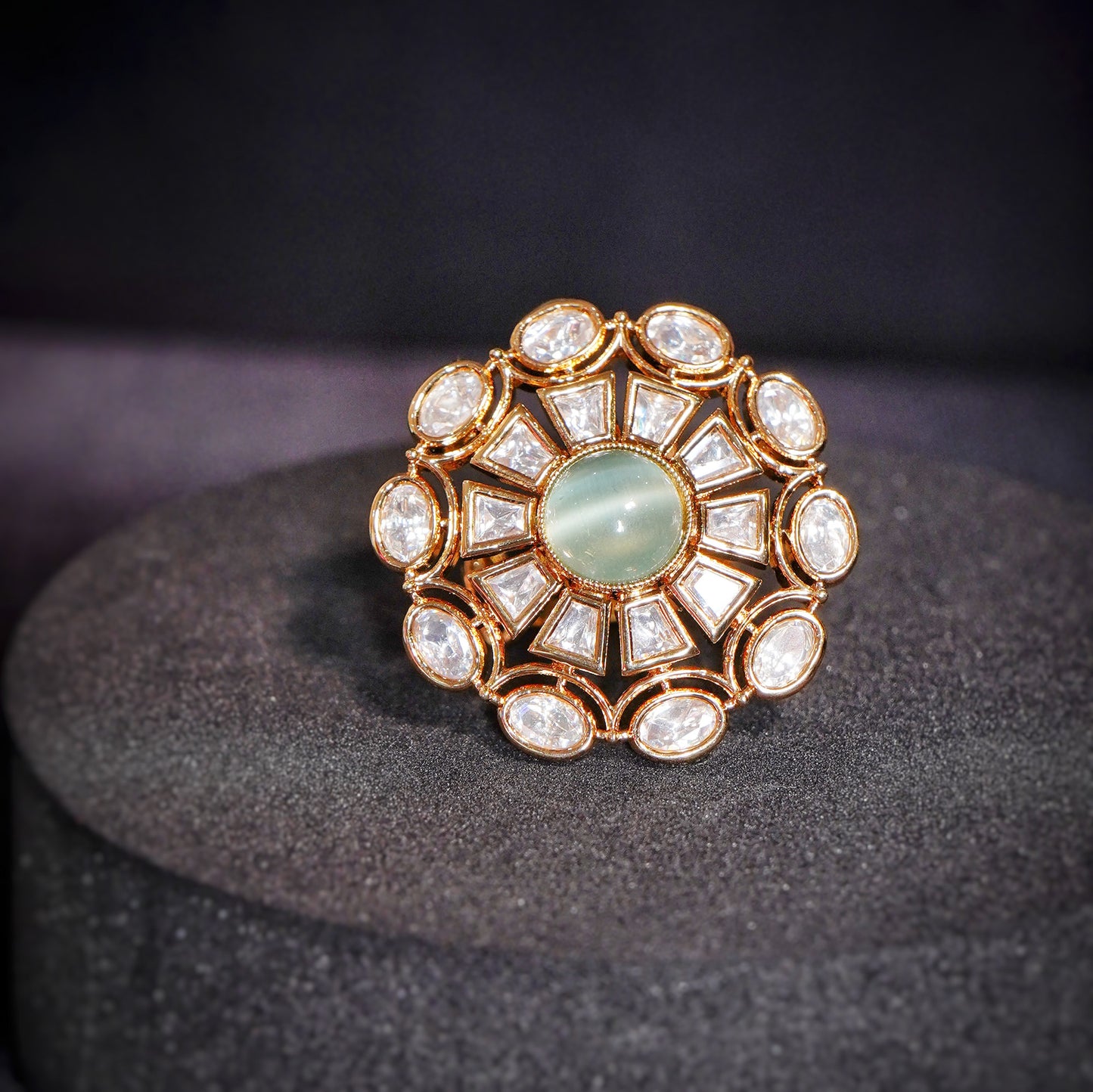 Neeru’s Polki Cocktail Rings - Chaandi Rivaaz