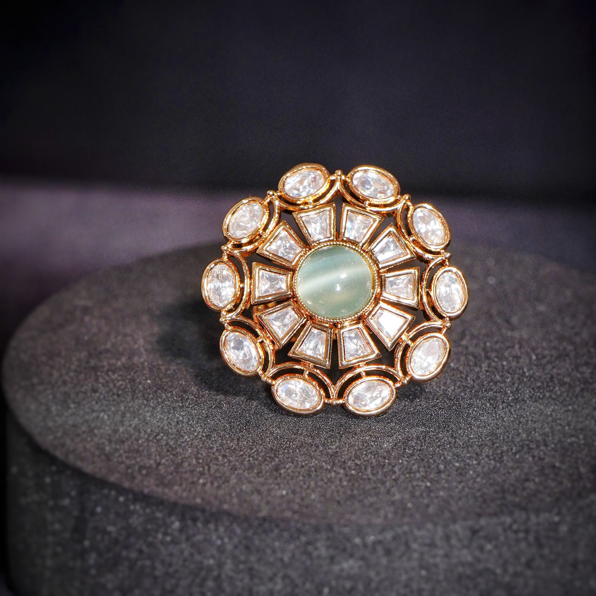 Neeru’s Polki Cocktail Rings - Chaandi Rivaaz