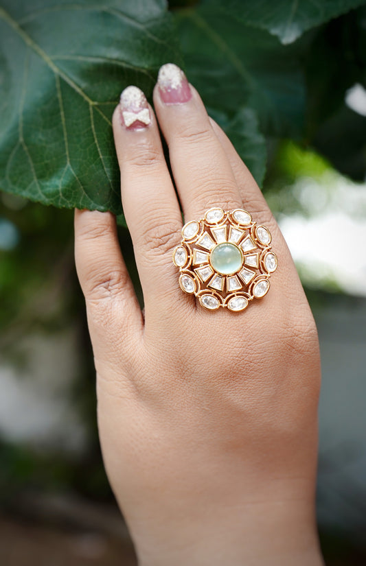 Neeru’s Polki Cocktail Rings - Chaandi Rivaaz