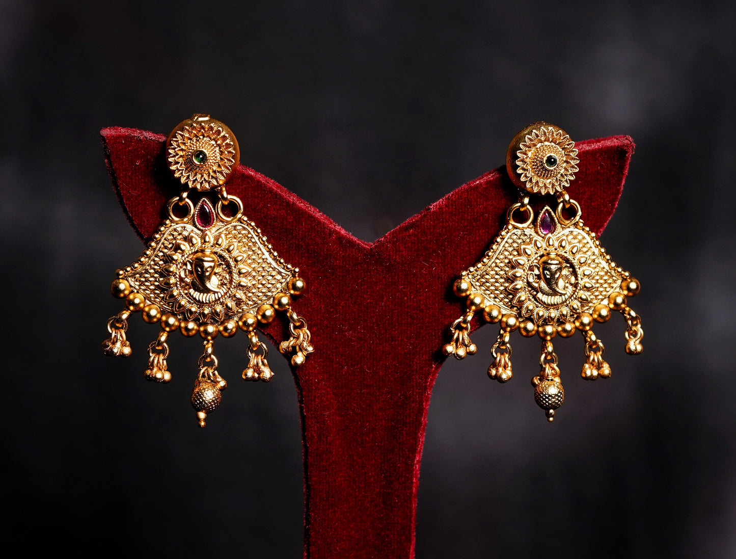 Beautiful GANESHA Earrings - Chaandi Rivaaz