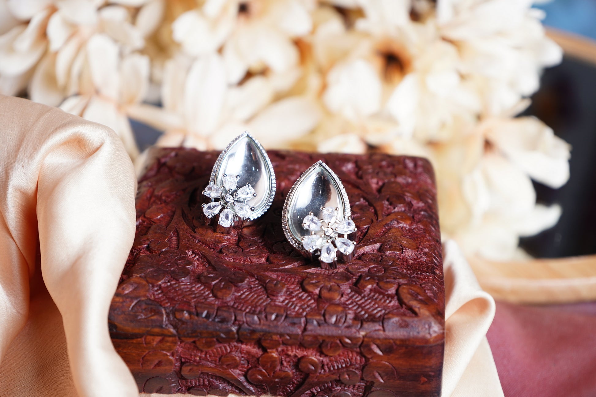 Riya's Designer Earrings - Chaandi Rivaaz