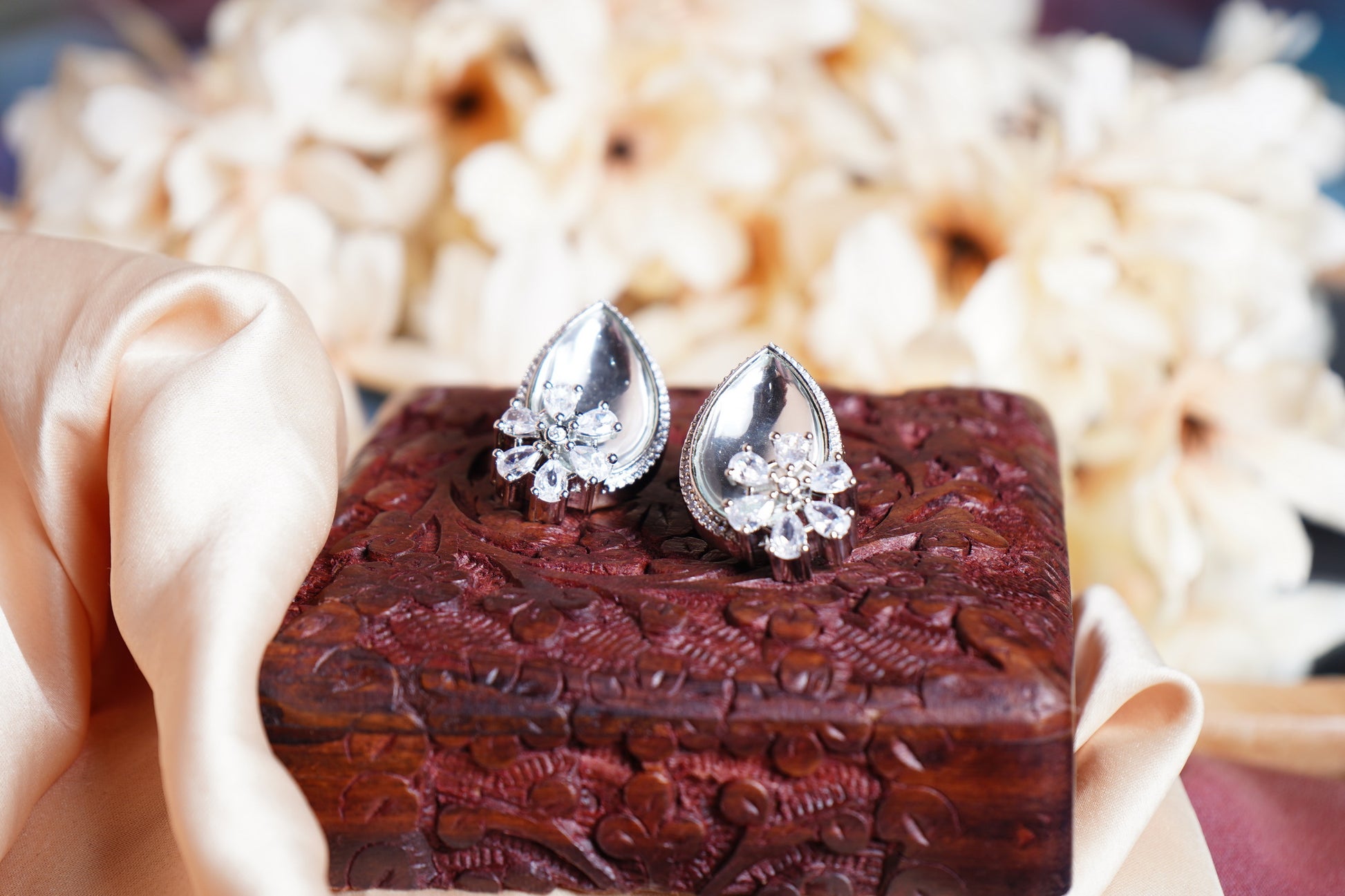 Riya's Designer Earrings - Chaandi Rivaaz