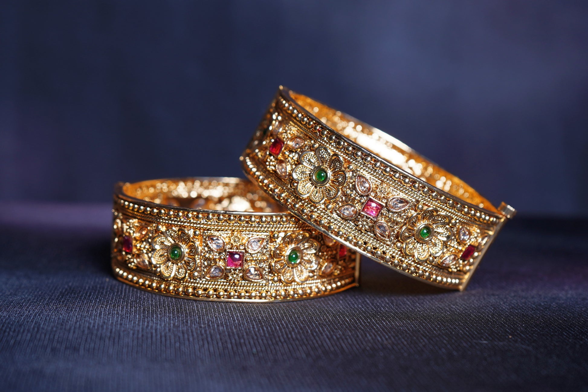 Designer Antique Bangles - Chaandi Rivaaz