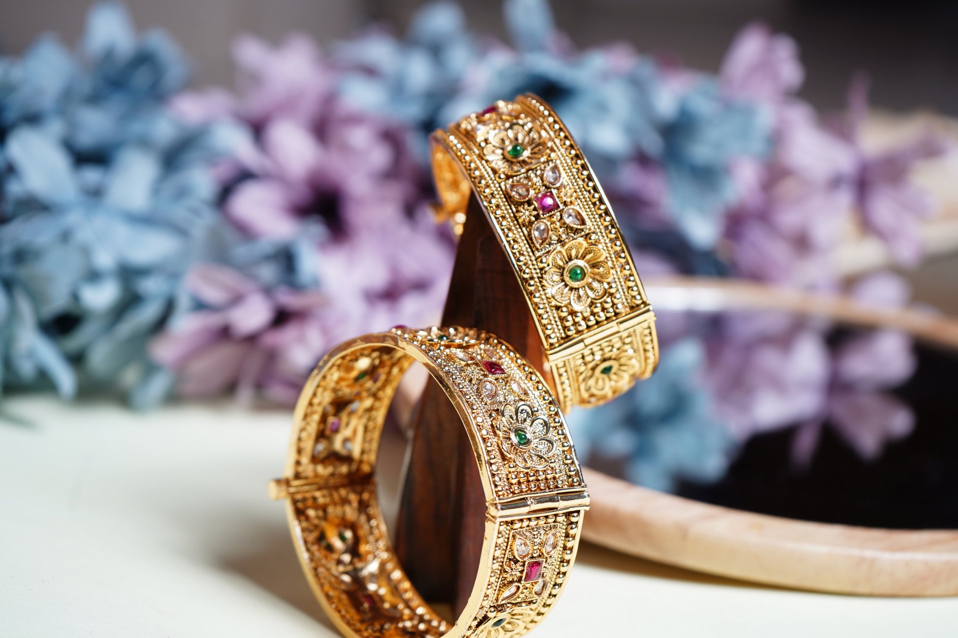 Designer Antique Bangles - Chaandi Rivaaz