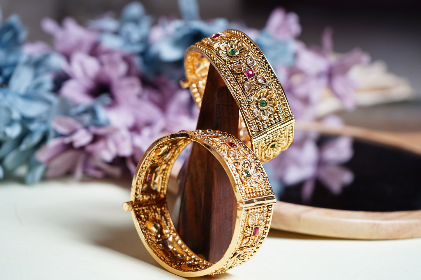 Designer Antique Bangles - Chaandi Rivaaz