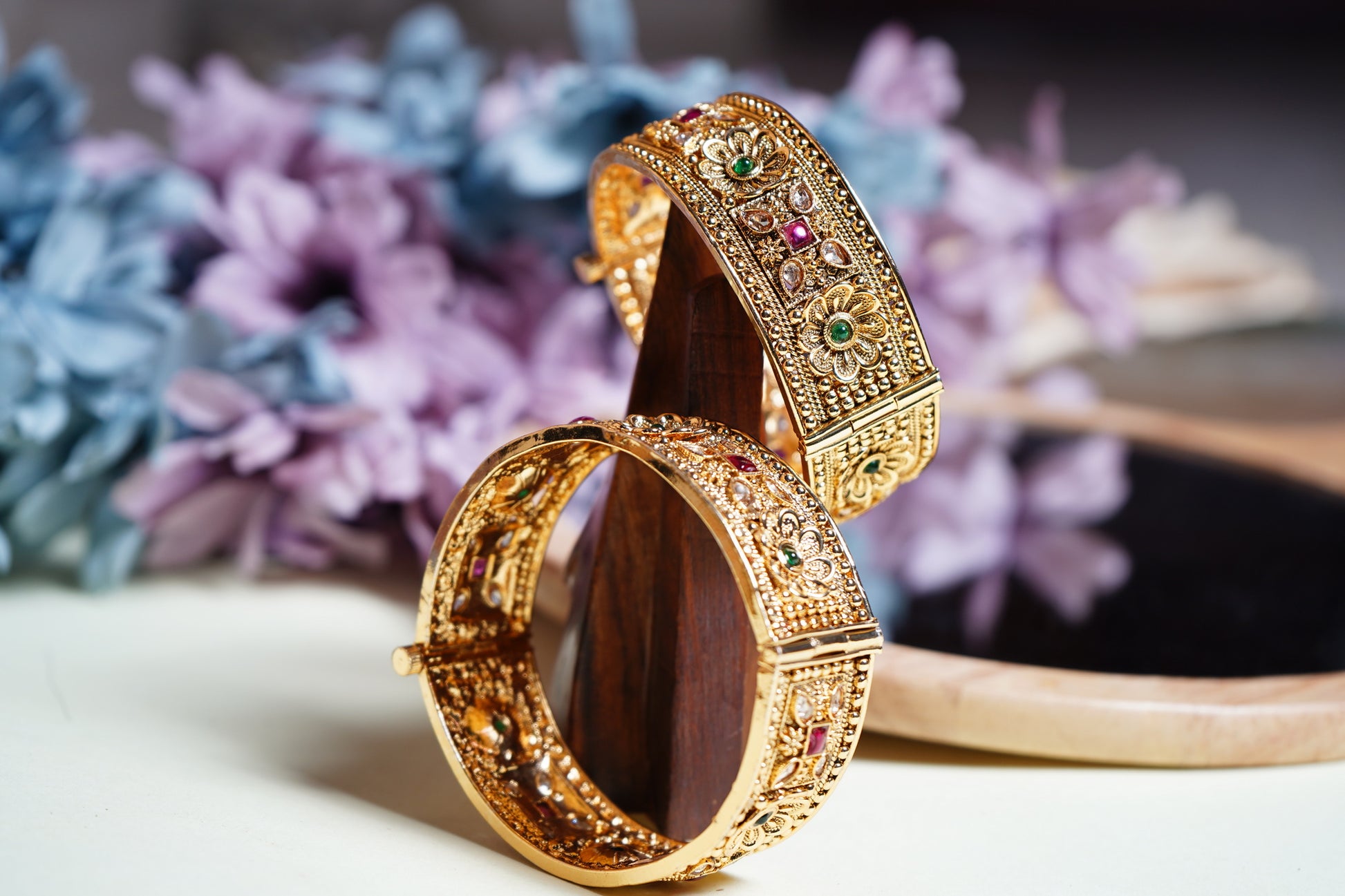Designer Antique Bangles - Chaandi Rivaaz