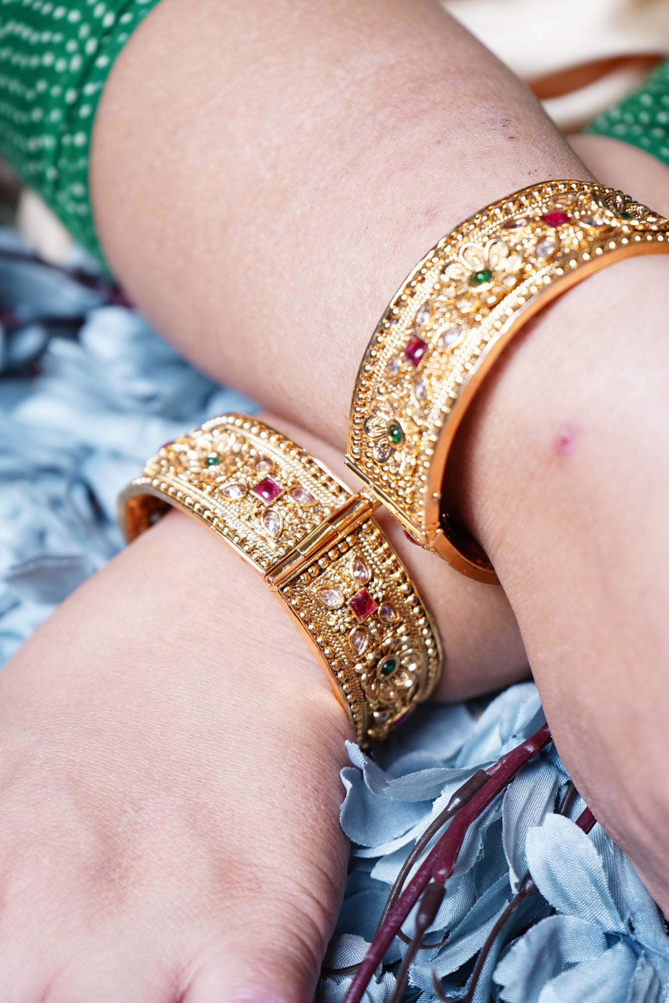 Designer Antique Bangles - Chaandi Rivaaz