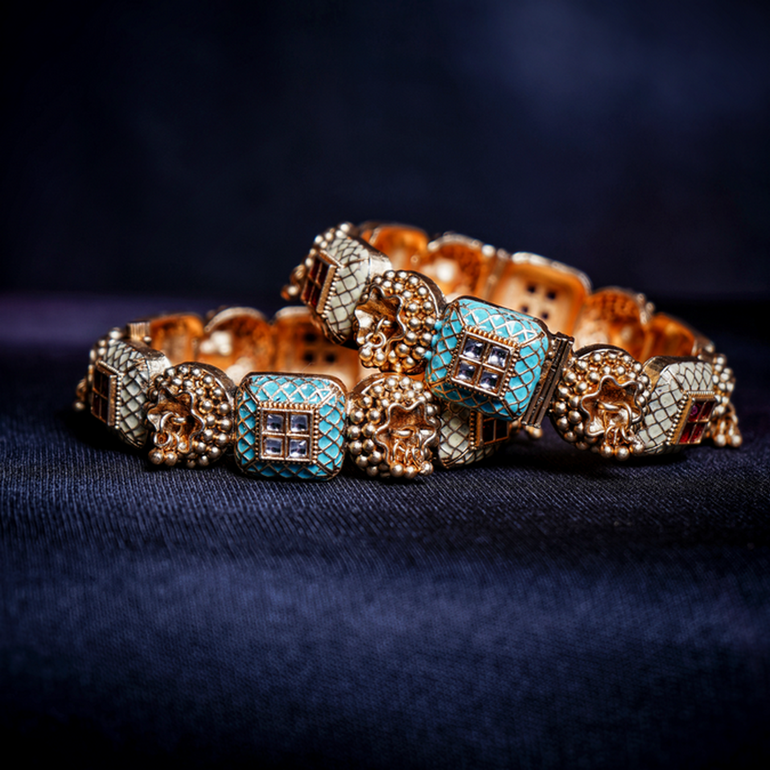 Sapna Designer Antique Bangles - Chaandi Rivaaz