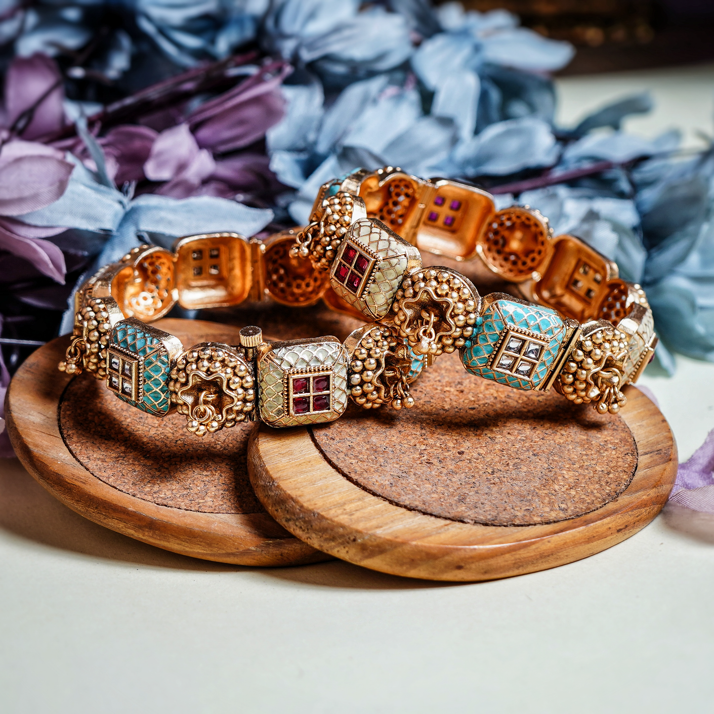 Sapna Designer Antique Bangles - Chaandi Rivaaz